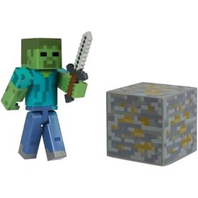 تصویر اکشن فیگور زامبی ماینکرفت Minecraft Zombie Action Figure Minecraft Zombie Action Figure