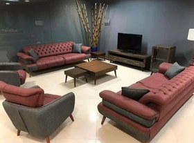 تصویر مبلمان چوبکا مبل راحتی کد۸ Chester Shaperk sofa