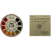 تصویر کاغذ پی اچ واهب مدل V-102 اندازه گیری ۱ تا ۱۰ 