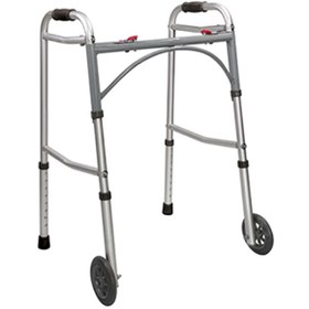 تصویر واکر تاشو چرخ دار 2-WHEEL FOLDING WALKER