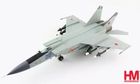 تصویر ماکت جنگنده میگ 25 نیروی هوایی شوروی | Hobby Master 1:72 MIG-25PDS Foxbat Blue 20 Soviet Air Force 