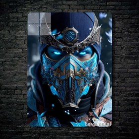 تصویر متال پوستر ساب زیرو Sub-zero از بازی مورتال کمبت Mortal Kombat با کد A-170 