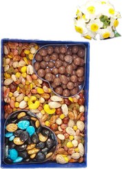 تصویر پک هدیه ویژه روز عشق آجیل مغز و شکلات سنگی(نصیرالملک) 