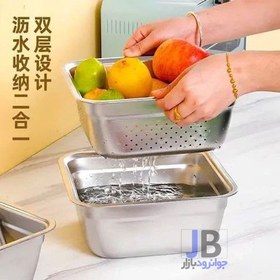 تصویر سرویس آبکش و لگن ۸ پارچه یونیک 