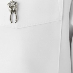 تصویر سنجاق سینه دندان ریشه دار نگینی 