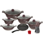 تصویر سرویس پخت و پز 18 پارچه فورته مدل اسکار پلاس Forte Oscarplus Cookware Set_18 PCS