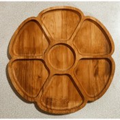 تصویر اردو خوری چوبی 7 خانه 