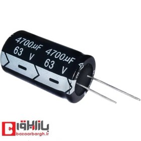 تصویر خازن الکترولیتی ۴۷۰۰ میکرو فاراد ۶۳ ولت 