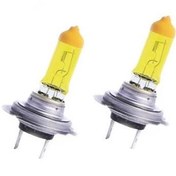 تصویر لامپ زرد لیمویی وکیوم برند لنزو (دوعددیH7/H4) - H7 