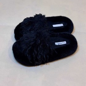 تصویر صندل پشمی مشکی 