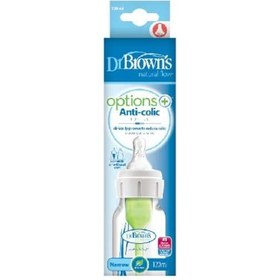 تصویر شیشه شیر طلقی دکتر براونز آپشن پلاس 120 میل Dr Browns Talc Option Plus Milk Bottle 120 ml