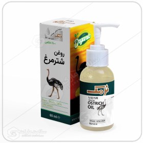 تصویر روغن شترمرغ نرمک طلایی مدل پمپی | 60 میل Body Oil