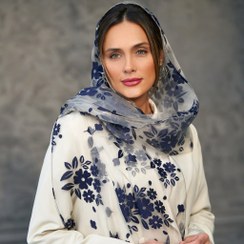 تصویر شال ویسکوز دووره گل ریز 20589 