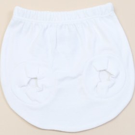 تصویر شورت پادار سفید پاریز Pariz White Shorts With Legs