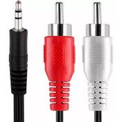 تصویر کابل رابط 1 به 2 فیش استریو به سونی اورجینال 