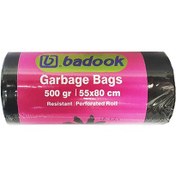 تصویر کیسه زباله مقاوم 55*80 بادوک (40 عددی) 