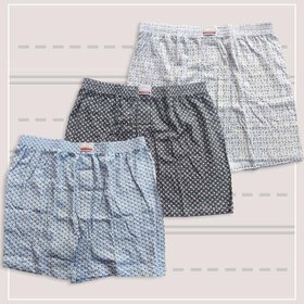 تصویر شورت مردانه باکسر پادار Oztas- سایز L‎‎ - طرح6 Oztas padded boxer shorts for men - size L