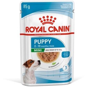 تصویر پوچ توله سگ مینی رویال کنین 85 گرم (توله سگ های نژاد کوچک) Royal Canin Mini Puppy Pouches 85g