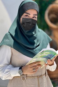 تصویر مقنعه لمه 