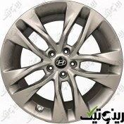 تصویر رینگ هیوندای جنسیس کوپه 19 اینچی رنگ سیلور 
