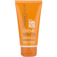 تصویر کرم ضد آفتاب رنگی SPF50 مناسب پوست چرب حجم 50 میلی لیتر ژاک آندرل پاریس بژ روشن Jacques Andhrel Paris Sunscreen CREAM TINTED SPF 50 For Oily Skin 50Ml