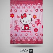 تصویر پتو عروسکی یکنفره گلبافت 