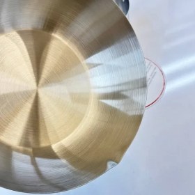 تصویر شیرجوش استیل دسته چوبی 