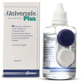 تصویر مایع لنز یونیور پلاس ایتالیایی 150ml Universale plus