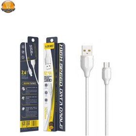 تصویر کابل تبدیل USB به microUSB الدینیو مدل LS38 طول 0.3 متر 