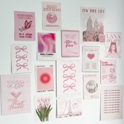 تصویر پوستر صورتی پک ۲ 