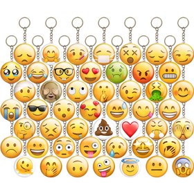 تصویر جاکلیدی خندالو مدل ایموجی Emoji کد53 مجموعه 50 عددی 