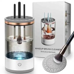 تصویر دستگاه برقی شستشوی برس آرایشی، براش شور Electric Makeup Brush Cleaner