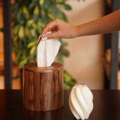 تصویر جادستمال کاغذی استوانه چوبی 1120333 