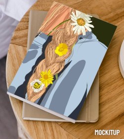 تصویر دفترهای فانتزی طرح مجموعه آبی Blue collection notebooks