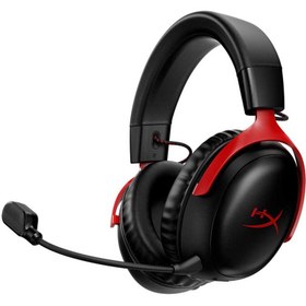 تصویر هدست گیمینگ بی‌سیم هایپرایکس مدل Cloud III Wireless HyperX Cloud III Wireless Gaming Headset