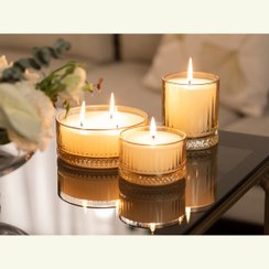 تصویر شمع معطر لاکچری انگلیش هوم مدل Bal Köpüğü (موم عسل) 