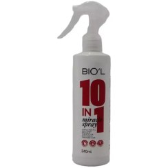 تصویر اسپری مو بیول مدل 10in1 حجم 240 میلی لیتر Biol hair Spray Miracle Model 10 in 1