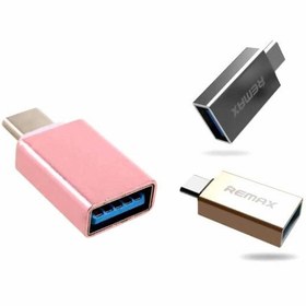 تصویر مبدل USB OTG به USB-C ریمکس مدل FLASH DRAVER 3.0 
