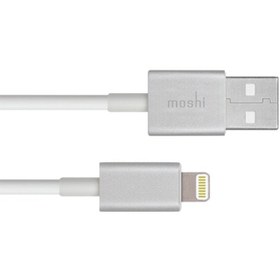 تصویر کابل موشی اتصال لایتنینگ به یو اس بی ا USB Cable with Lightning Connector 1M USB Cable with Lightning Connector 1M