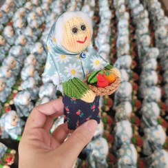 تصویر عروسک بافتنی ننه سرما 