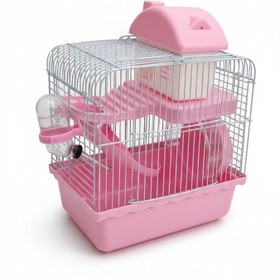 تصویر قفس همستر دو طبقه مدل Rashel_H 02 