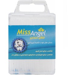 تصویر خلال دندان مناسب ارتودنسی میس انجل 200 عدد missangel dental floss