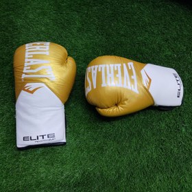 تصویر دستکش بوکس چرم حرفه ای EVERLAST ELITE 