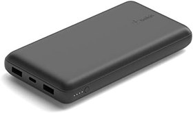 تصویر Belkin USB C Portable Charger 20000 Mah, 20K Power Bank With Type Input Output Port And 2 A Ports Included To Cable For Iphone, Galaxy, More – Black 