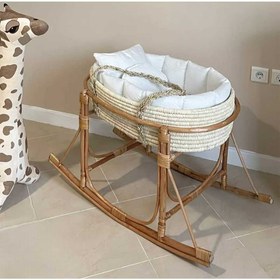 تصویر گهواره حصیری نوزاد 