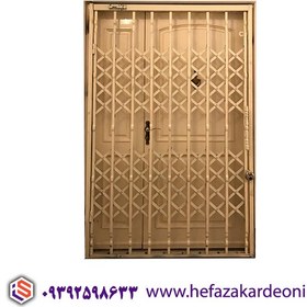 تصویر حفاظ آکاردئونی ۲گل ایتالیایی دوبل پرچ مخفی 