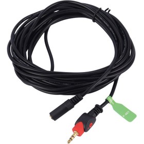 تصویر کابل افزایش طول صدا P-net 5m P-net 5m Male To Female AUX Cable