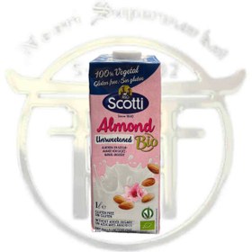 تصویر شیر بادام بدون شکر اسکوتی 1 لیتر 