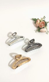 تصویر کلیپس نشکن کروم آینه ای طرح پیچ 