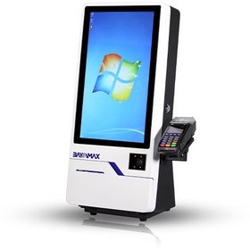 تصویر سفارش گیر لمسی رستوران 22 اینچ بایامکس مدل KMAX i3 bayamax 22 inch core i3 self order kiosk